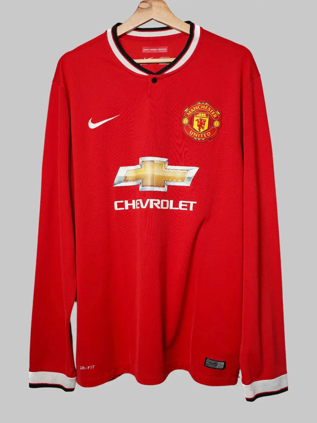 Manchester United Home Shirt L/S 2014/15 Rooney #10 (XL)