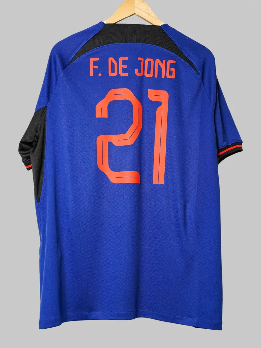 Netherlands Away Shirt 2022/23 F. de Jong #21 (XL)