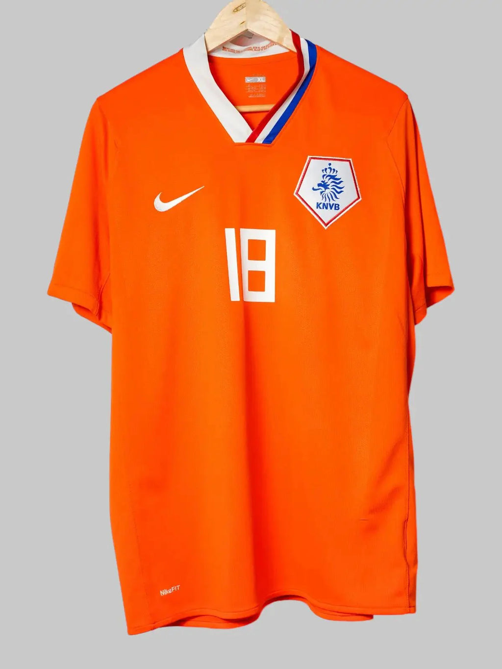 Netherlands Home Shirt 2008/9 Kuyt #18 (XL)