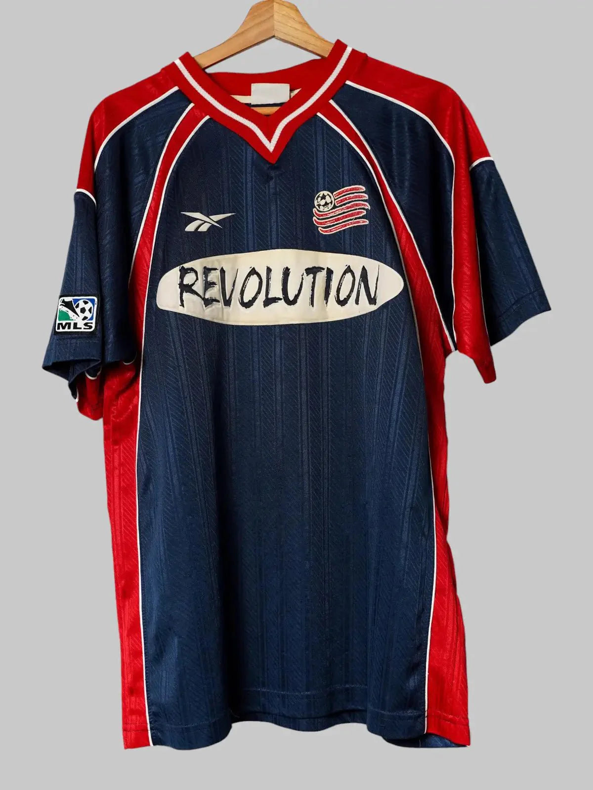 New England Revolution Home Shirt 1997/99 Lalas #22 (S)