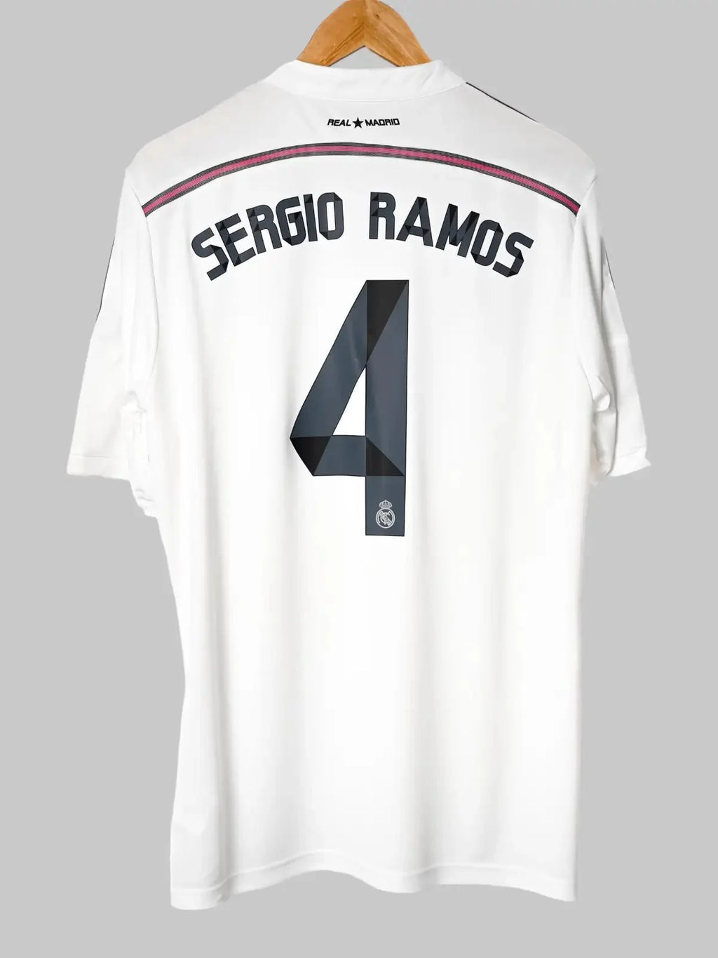 Real Madrid Home Shirt 2014/15 BNWT Sergio Ramos #4 (L)