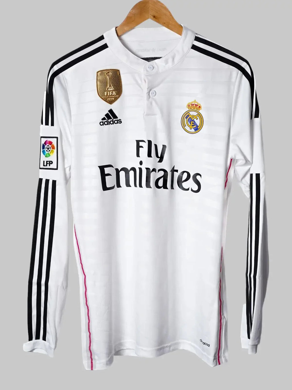 Real Madrid Home Shirt Long Sleeve 2014/15 Ronaldo #7 (S)
