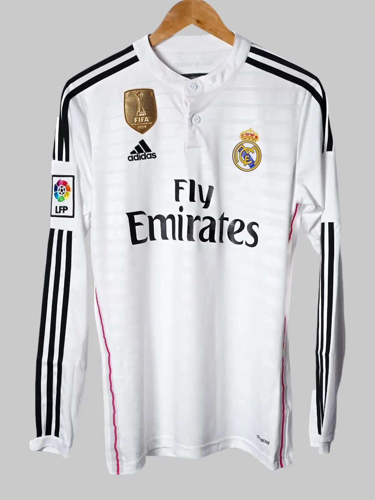 Real Madrid Home Shirt Long Sleeve 2014/15 Ronaldo #7 (S)