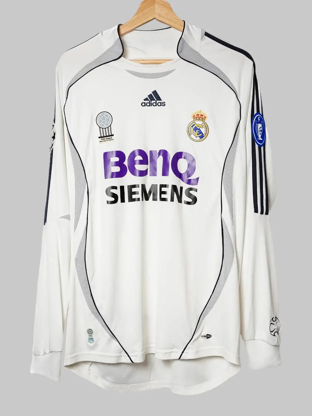 Real Madrid Home Shirt L/S 2006/07 Beckham #23 (M)
