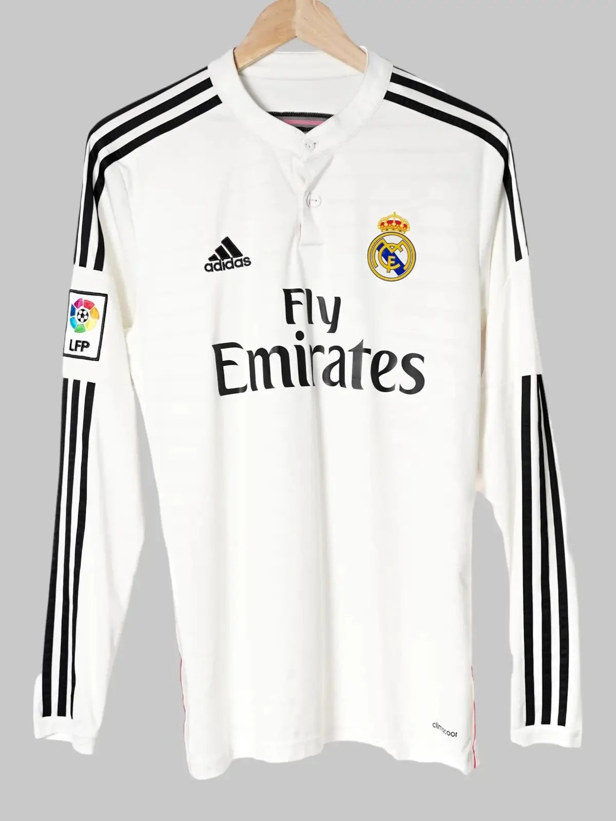 Real Madrid Home Shirt L/S 2014/15 James #10 (M)