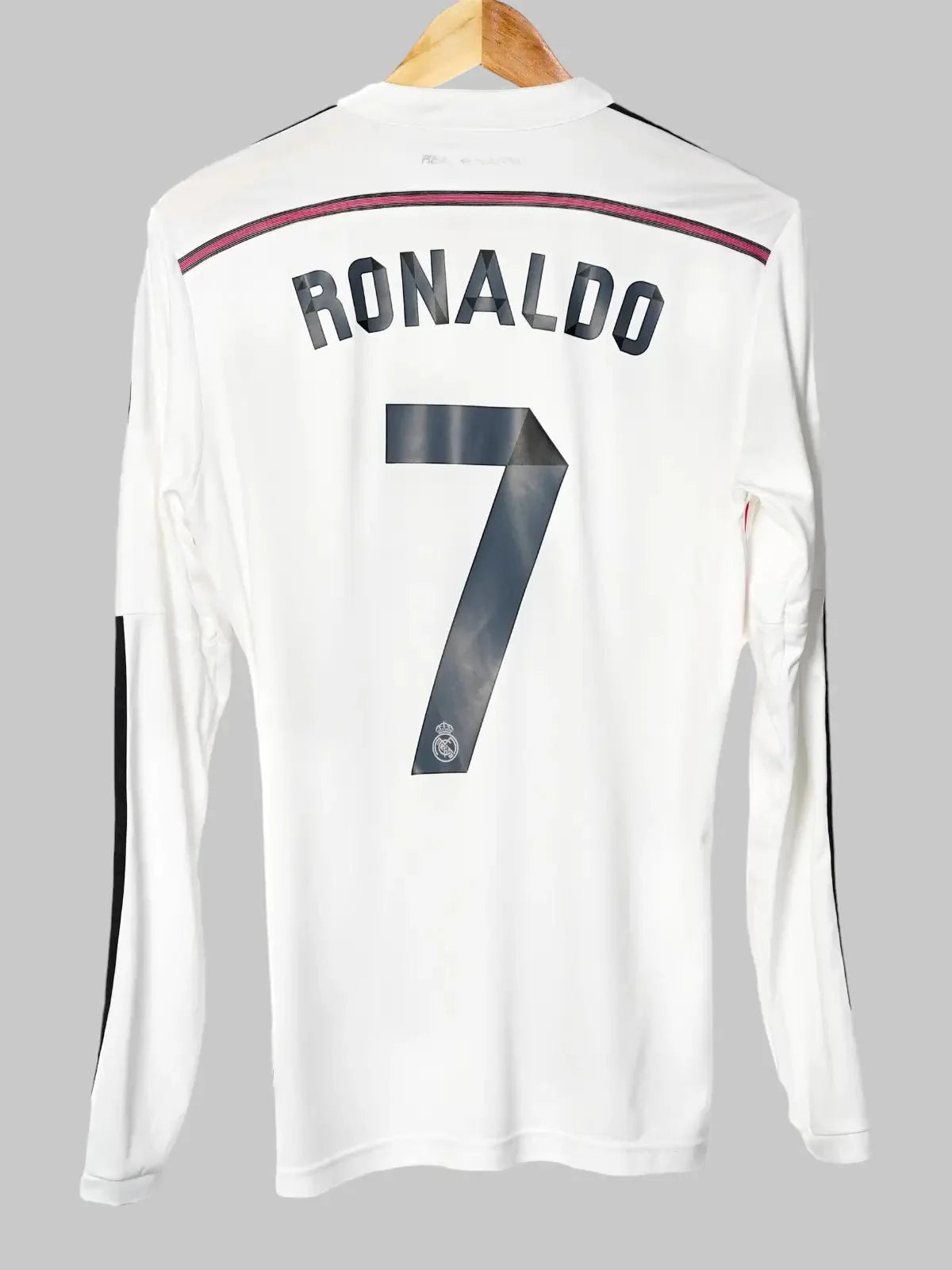Real Madrid Home Shirt L/S 2014/15 Ronaldo #7 (S)