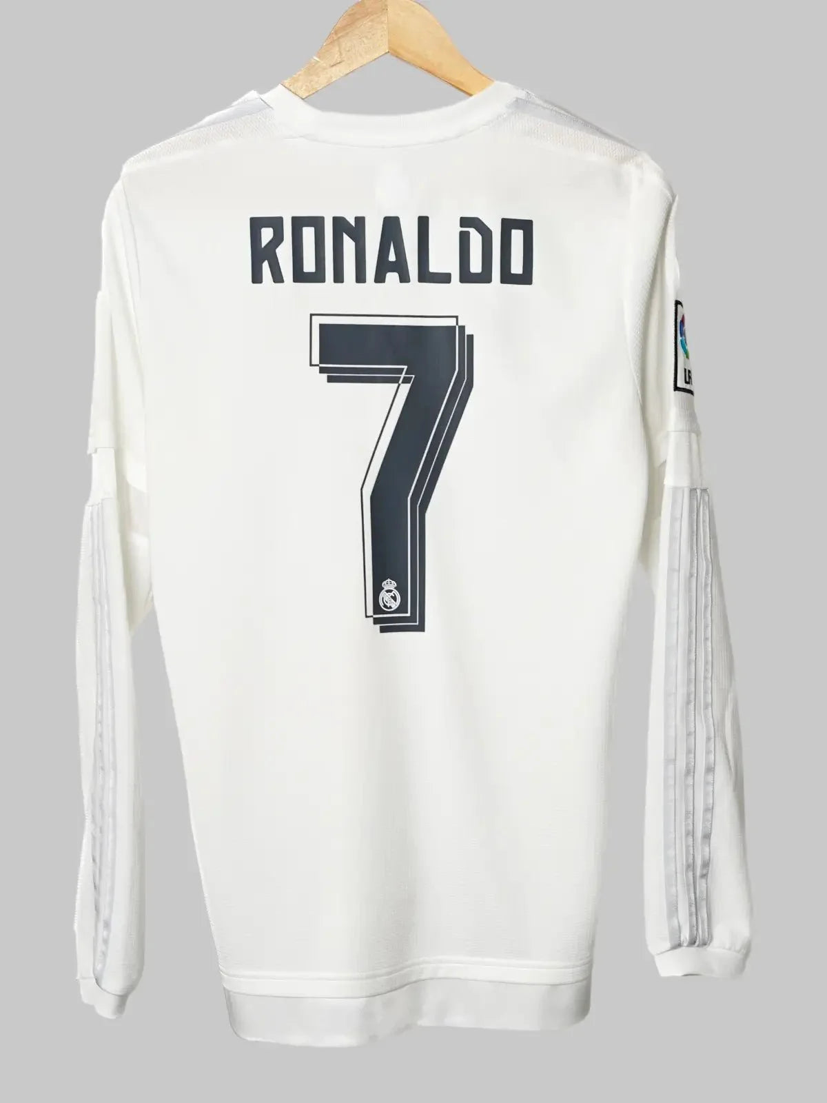 Real Madrid Home Shirt L/S 2015/16 Ronaldo #7 (S)