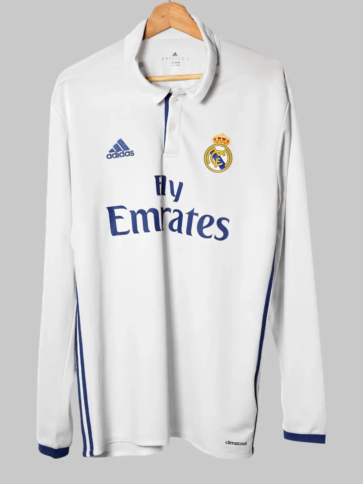 Real Madrid Home Shirt L/S 2016/17 Ronaldo #7 (L)