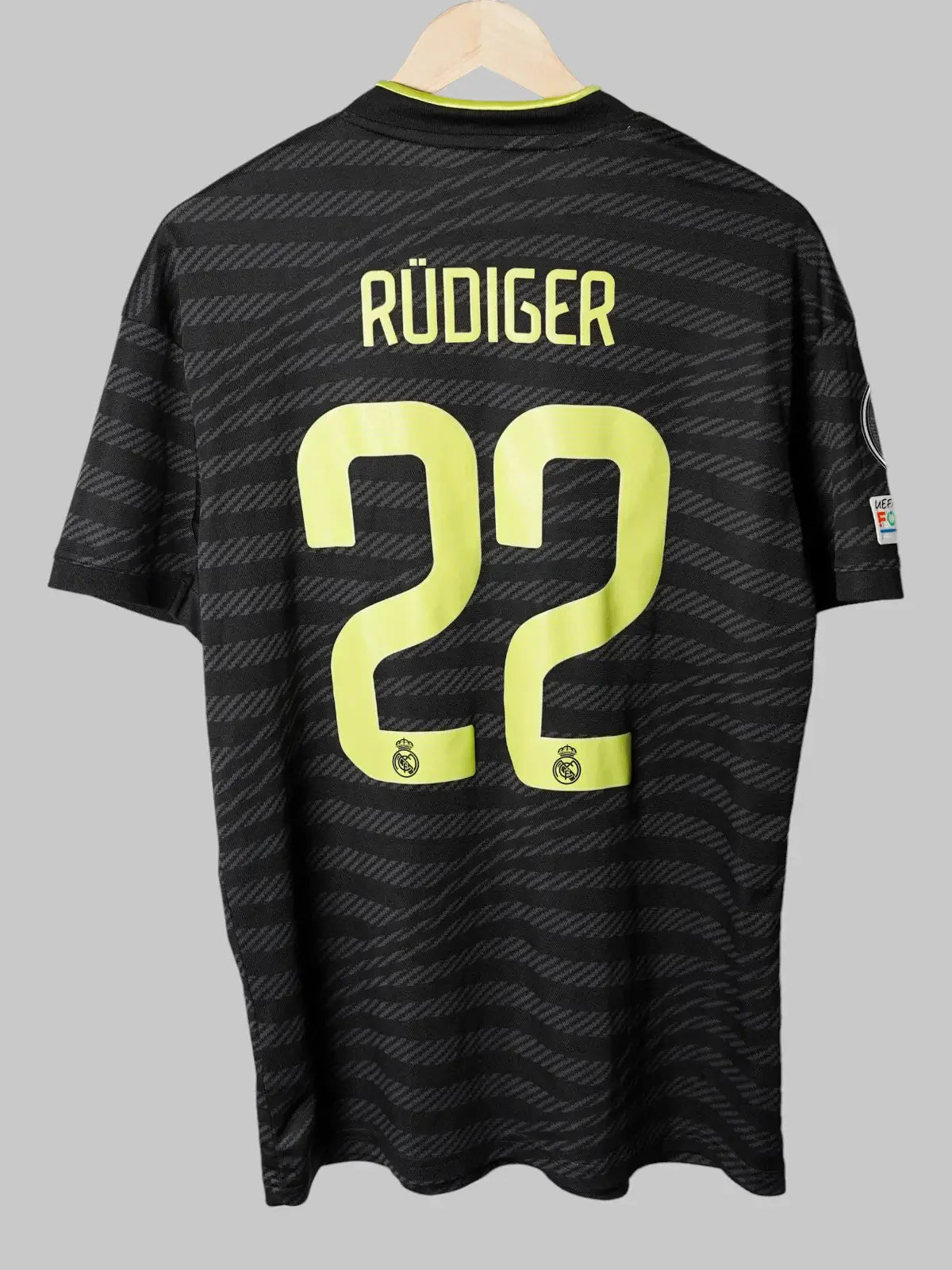 Real Madrid Third Shirt 2022/23 Rudiger #22 (M)