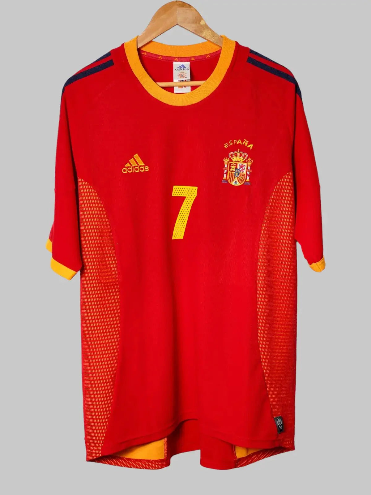 Spain Home Shirt 2002/4 Raul #7 (XL)