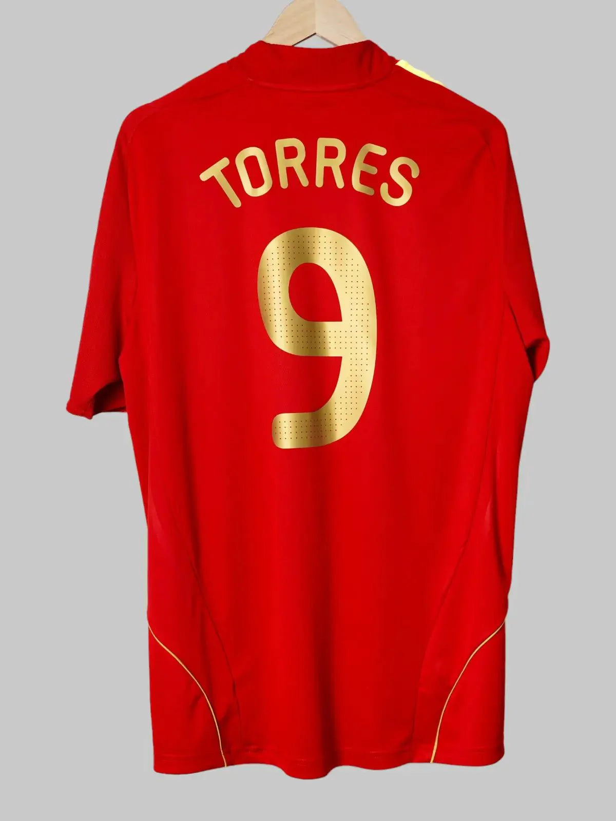 Spain Home Shirt 2008/10 Torres #9 (L)