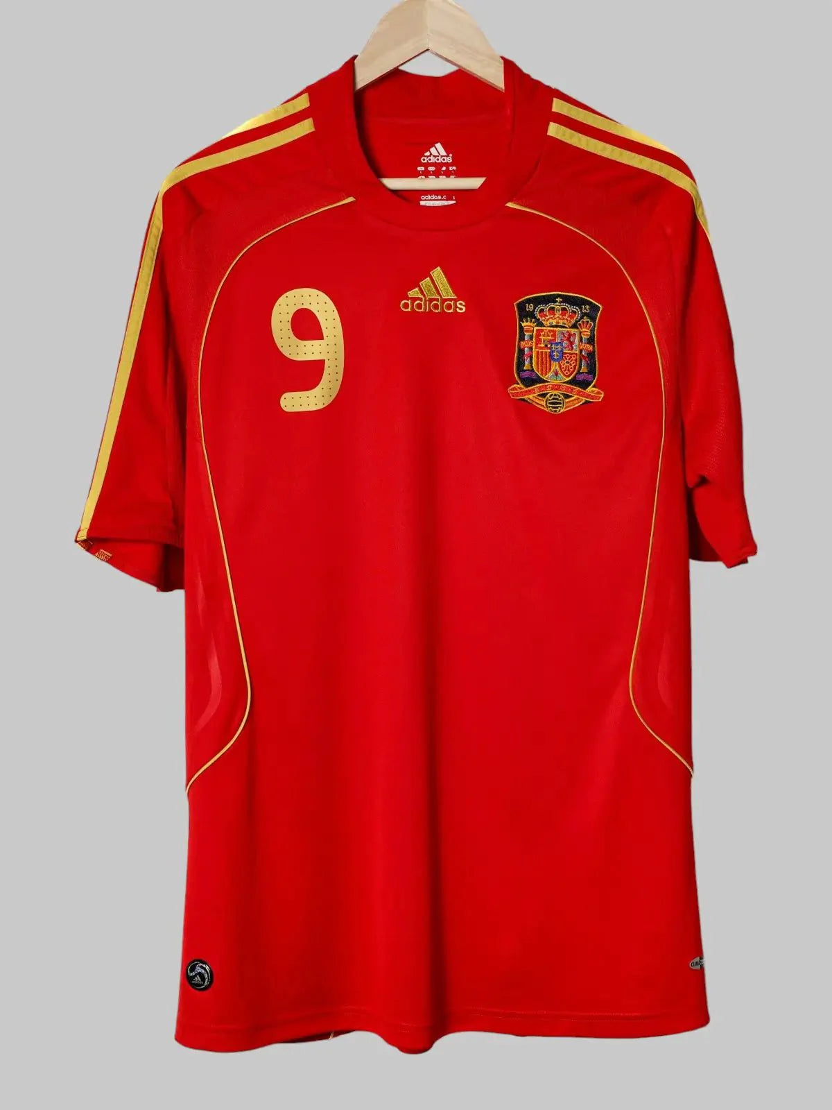 Spain Home Shirt 2008/10 Torres #9 (L)