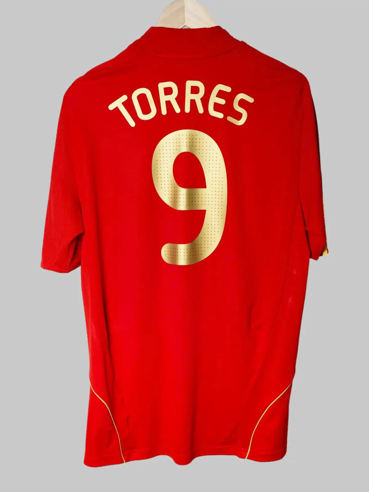Spain Home Shirt 2008/9 Torres #9 (L)