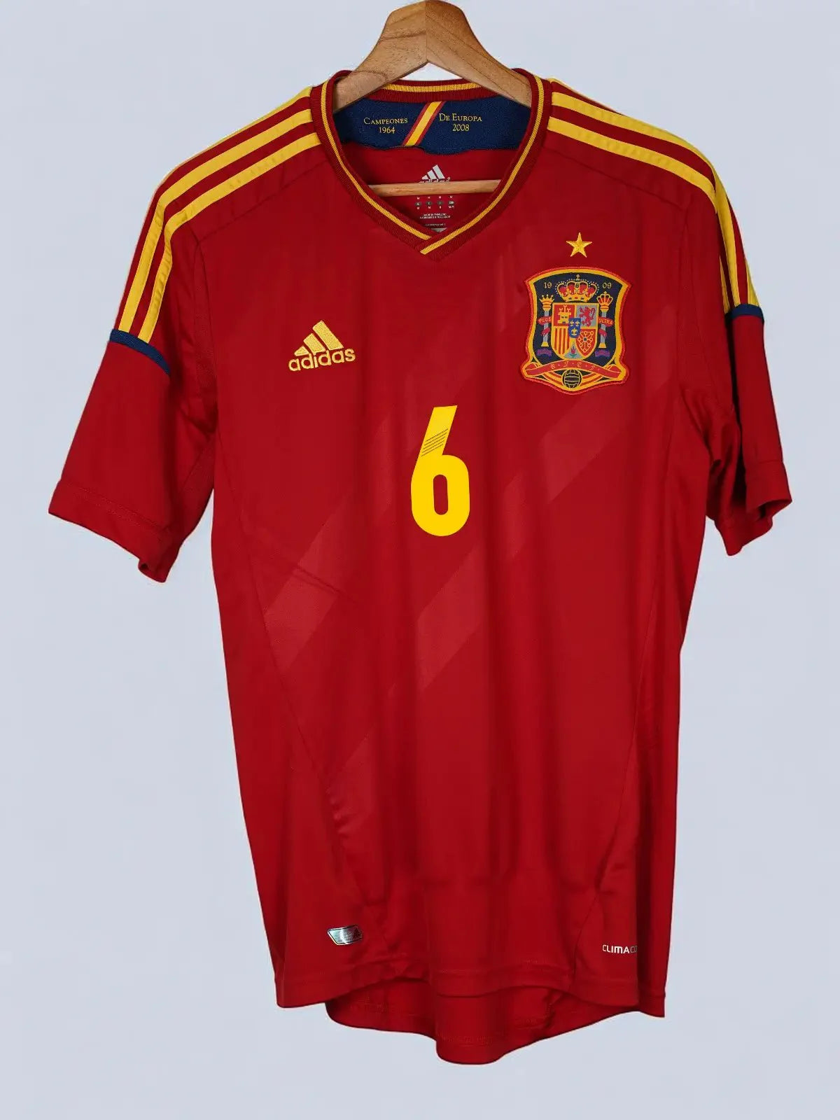 Spain Home Shirt 2011/12 A.Iniesta #6 (M)