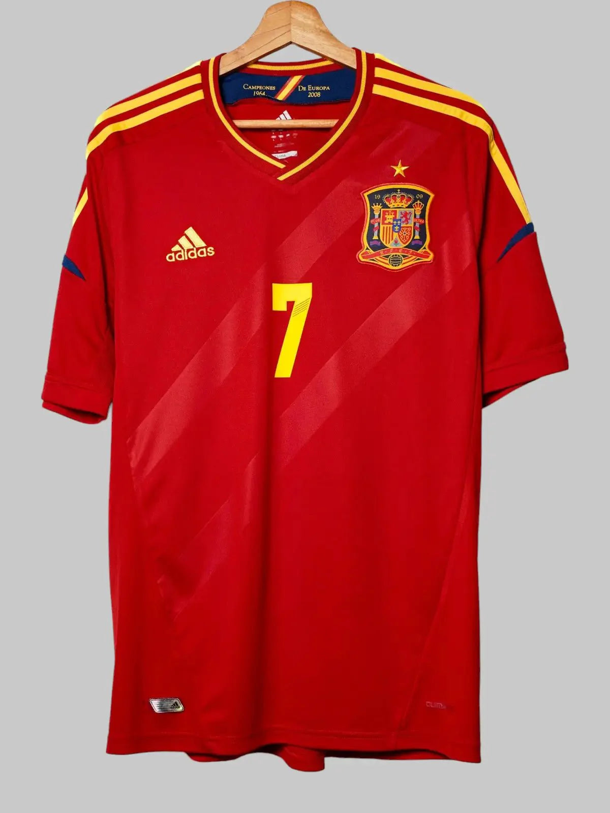 Spain Home Shirt 2012/13 David Villa #7 (L)