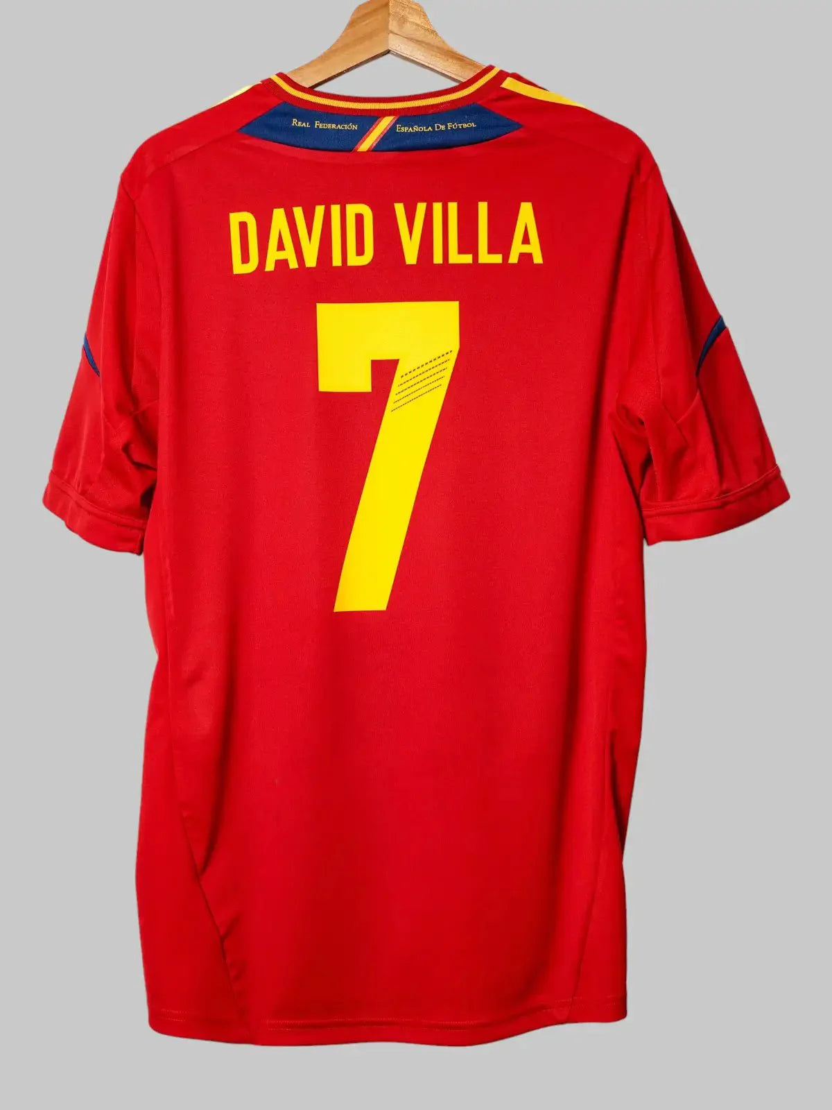 Spain Home Shirt 2012/13 David Villa #7 (L)