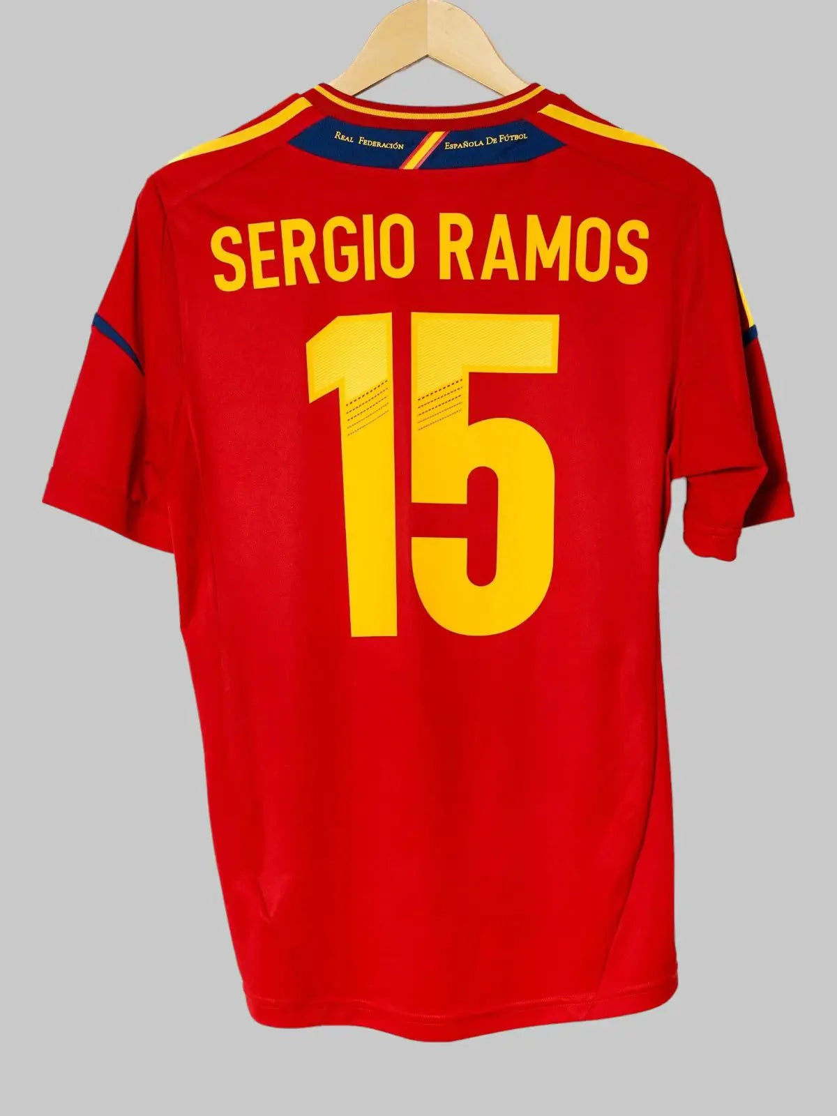 Spain Home Shirt 2012/13 Ramos #15 (M)