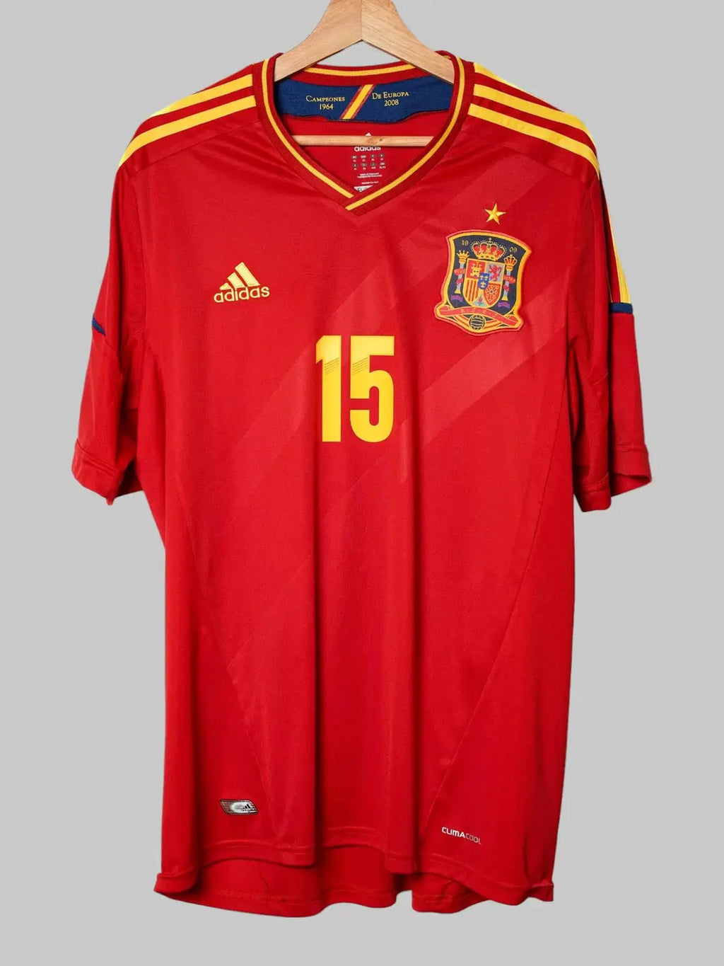 Spain Home Shirt 2012/13 Sergio Ramos #15 (XL)