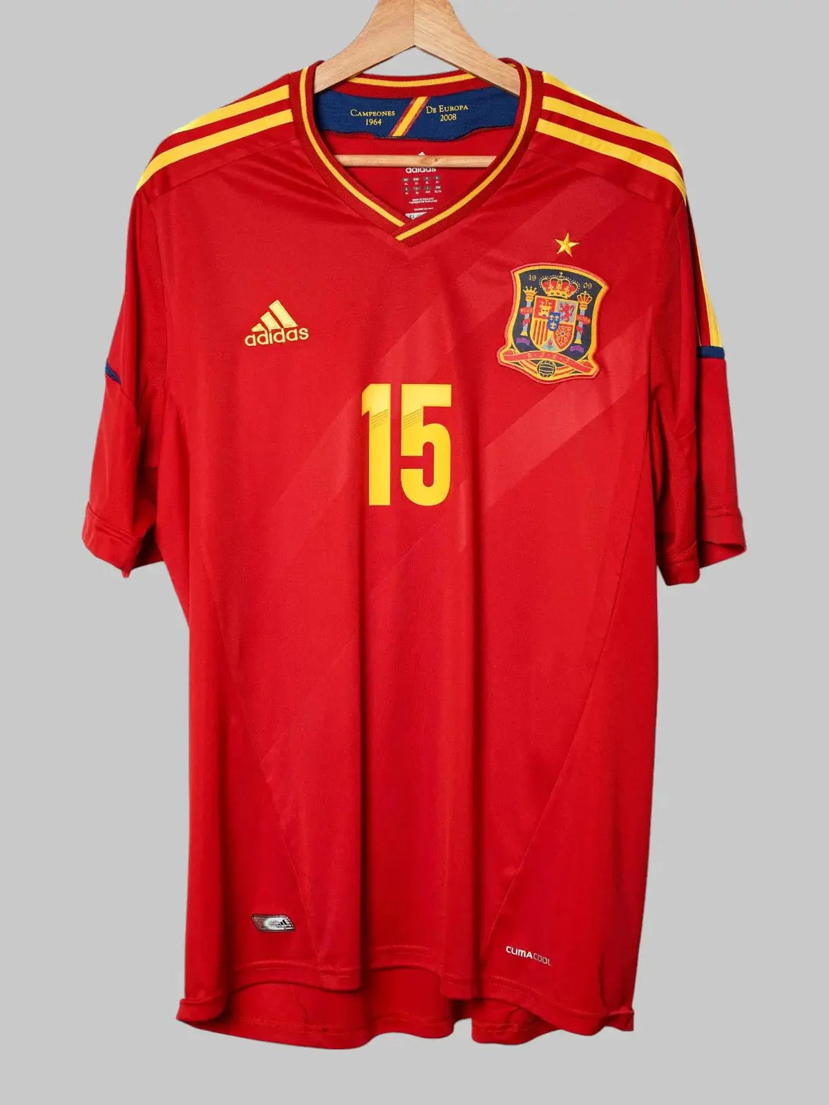 Spain Home Shirt 2012/13 Sergio Ramos #15 (XL)