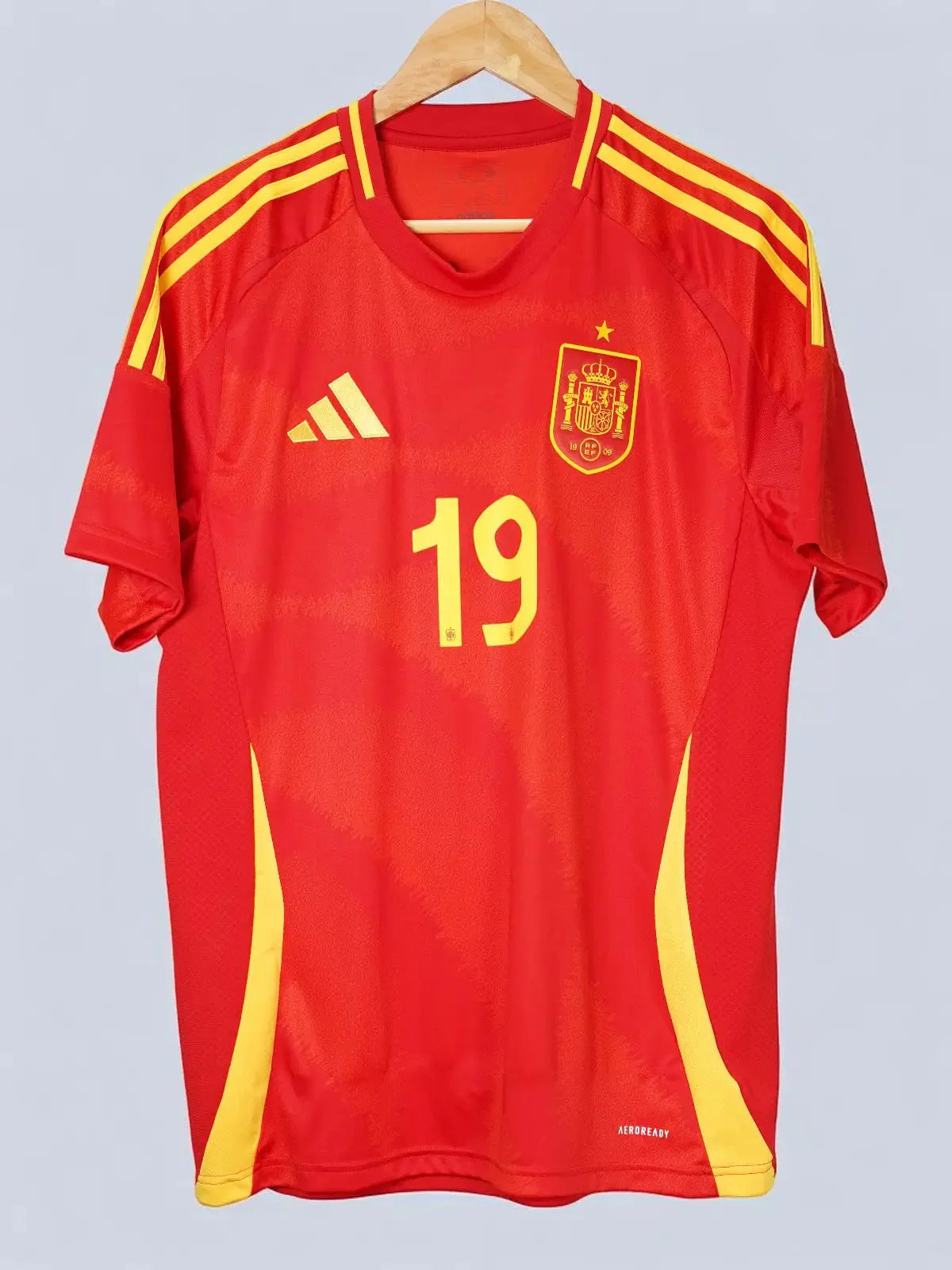 Spain Home Shirt 2024/25 Lamine Yamal #19 (L)
