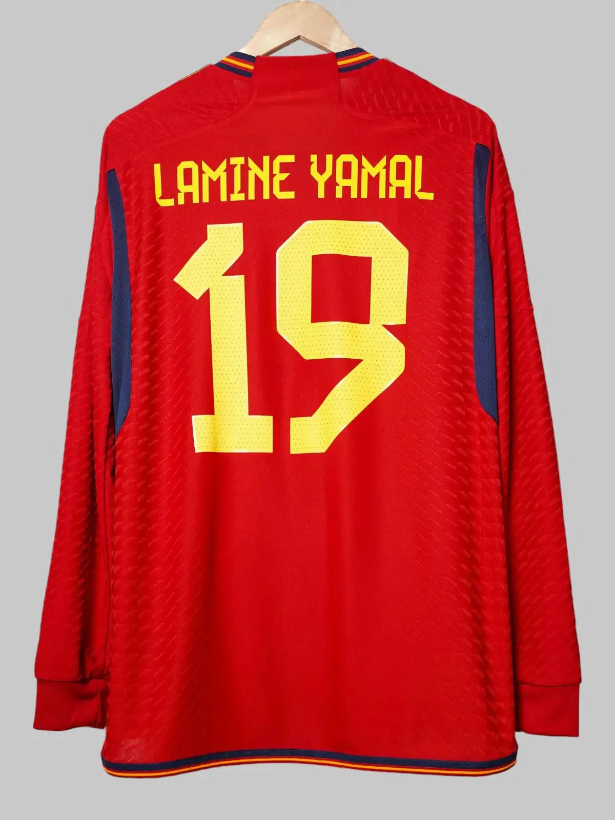 Spain Home Shirt L/S 2022/23 Player Issue Lamine Yamal #19 (M)