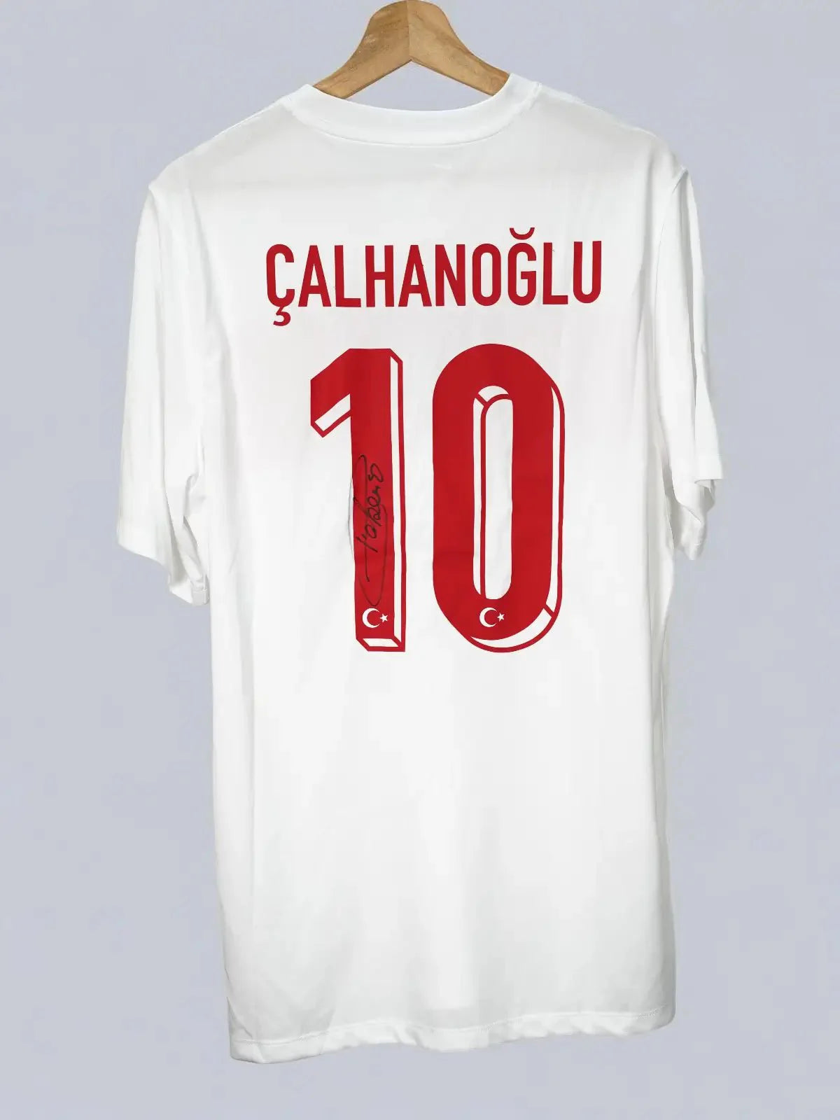 Turkey Away Shirt 2024/25 Signed #10 Calhanoglu