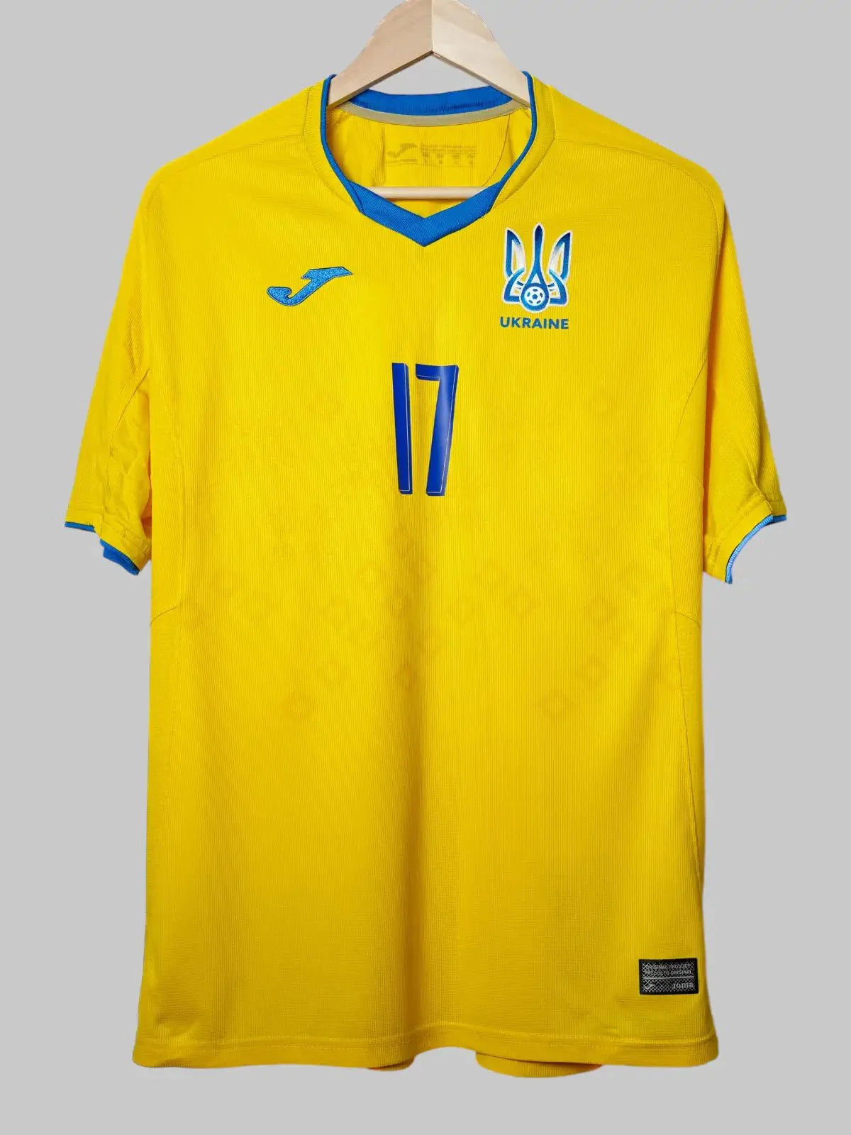 Ukraine Home Shirt 2020/2021 Zintsjenko #17 (L)